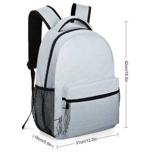 yanfind Children's Backpack Grey Fog Outdoors Mist Building Dock Pier Port Waterfront Lake Earlymorning Morning Preschool Nursery Travel Bag