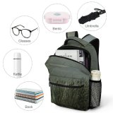 yanfind Children's Backpack Fog Outdoors Mist Grey Spooky Ominous Outside Road Dusk Halloween Creepy Cattails Preschool Nursery Travel Bag
