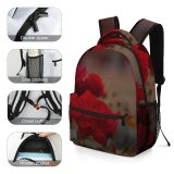 yanfind Children's Backpack Moody Chile  Artisans Rose Sur Maipú Domain Love Plant Geranium Preschool Nursery Travel Bag