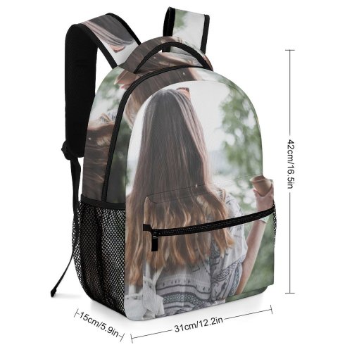 yanfind Children's Backpack  Focus Park Beautiful Travel Fashion Peaceful Female Outdoors Travelling Peace Traveller Preschool Nursery Travel Bag