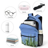yanfind Children's Backpack Grass Flora Plant Riviere Saint Etienne Reunion Sky Field Creative Commons Preschool Nursery Travel Bag
