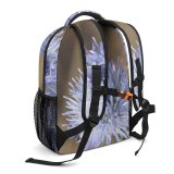 yanfind Children's Backpack Biennial Plants Flower Linear Leaves Lanceolate Narrow Stiffly Hairy Rosette Violet Flowers Preschool Nursery Travel Bag