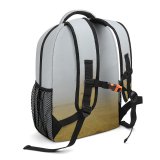 yanfind Children's Backpack Fog Field Outdoors Grassland Goal Grass Soccer Mysterious Desert Abstract Grey Landscape Preschool Nursery Travel Bag