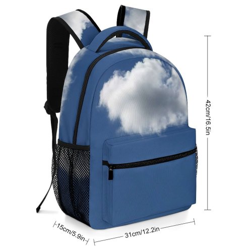 yanfind Children's Backpack Cloud Sky Alone Sunny Clear Clouds Fluffy Wolk Snow Preschool Nursery Travel Bag