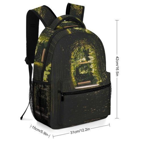 yanfind Children's Backpack Garden Porch Outdoors Patio Arbour Pergola  Botanischen Garten Cologne Botanical Dark Preschool Nursery Travel Bag