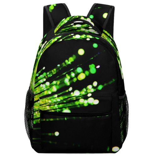 yanfind Children's Backpack Fiber Optical Network Internett Glass Patch Communicate Straw Blure Backbone Light Technology Preschool Nursery Travel Bag