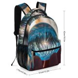 yanfind Children's Backpack  Bokeh Focus Glass Ball Shaped Spherical Reflection Crystal Preschool Nursery Travel Bag