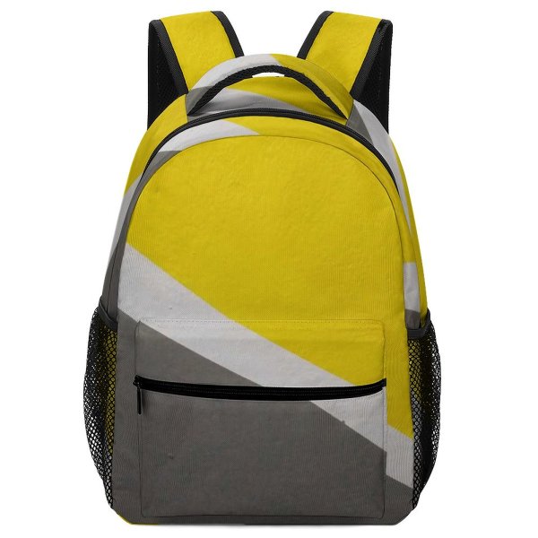 yanfind Children's Backpack Empty Concrete Art Design Texture Blank Wall Preschool Nursery Travel Bag