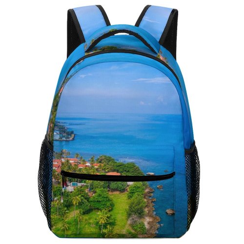 yanfind Children's Backpack Bay Fair Tourism Beautiful Sand Vacation Footage Landscape Daylight Travel Island Beach Preschool Nursery Travel Bag