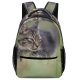 yanfind Children's Backpack Outdoors Cat Eyes Grass Pet Fur Whiskers Preschool Nursery Travel Bag