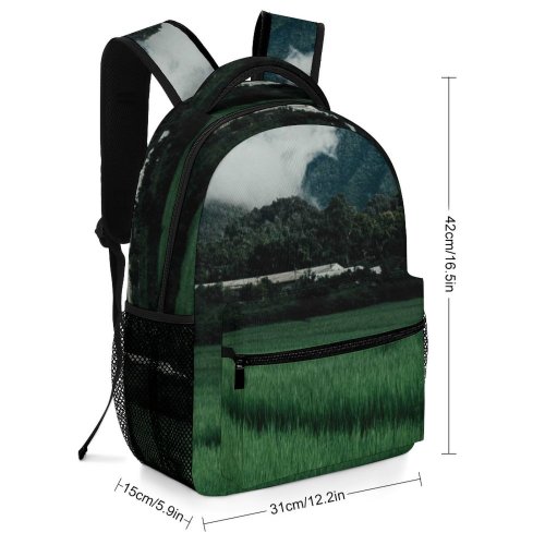 yanfind Children's Backpack Field Grassland Outdoors Countryside Paddy  Grey Chiang  Thalande Trip Cloud Preschool Nursery Travel Bag