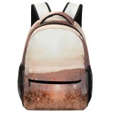 yanfind Children's Backpack Grass Plant Outdoors Romania Sunrise Sky Maramure Sunset Field Grassland  Light Preschool Nursery Travel Bag