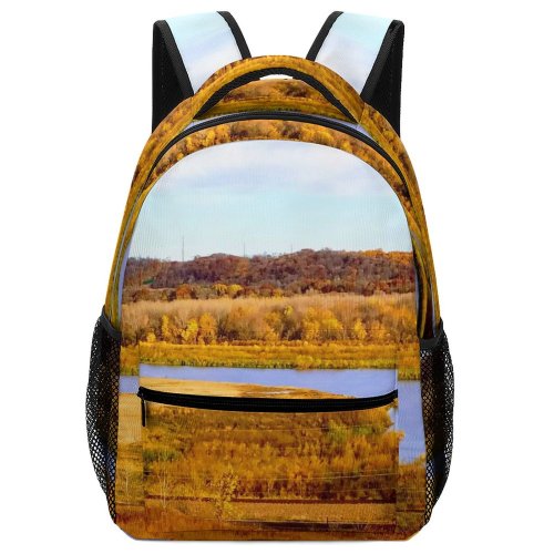 yanfind Children's Backpack Lake Tree States Minnesota Plant Reservoir Belle Outdoors Wallpapers Land Autumn Preschool Nursery Travel Bag