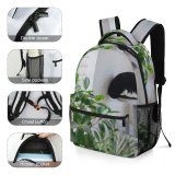 yanfind Children's Backpack Jalousie Plant  Colorful Charming Scratching Carnivore  Pet Spot  Cozy Preschool Nursery Travel Bag