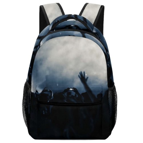 yanfind Children's Backpack Backlit Entertainment  Performance Nightclub Hands Evening Crowd Audience Drinks Musician Show Preschool Nursery Travel Bag