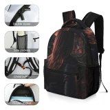 yanfind Children's Backpack Backlit Tree Jeans Together  Vacation Clouds Hands Sunset Blond Wood Landscape Preschool Nursery Travel Bag
