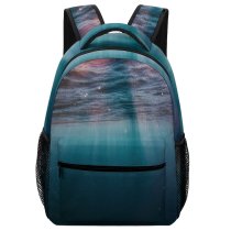 yanfind Children's Backpack Beautiful Underwater Desktop  Pretty Reflection Motion Sea Cool Preschool Nursery Travel Bag
