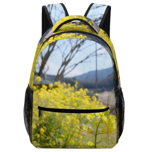 yanfind Children's Backpack Field Grassland Outdoors Countryside Farm Meadow Rural Plant Vegetation  Flower Preschool Nursery Travel Bag