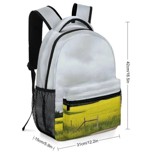 yanfind Children's Backpack Field Grassland Outdoors Countryside Farm Rural Meadow Pasture Public Domain Preschool Nursery Travel Bag