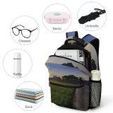 yanfind Children's Backpack Field Grassland Outdoors Countryside Paddy Purwakarta Jawa Barat Sky Grey Stock Preschool Nursery Travel Bag