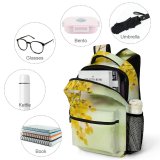 yanfind Children's Backpack Flower Plant  Pollen Apiaceae Vegetation Orchid Botanical Greenery Forest Artsy Garden Preschool Nursery Travel Bag