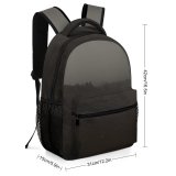 yanfind Children's Backpack Fog Outdoors Mist Soil Lanscape Volcano Ejection Lava Grey Public Domain Preschool Nursery Travel Bag