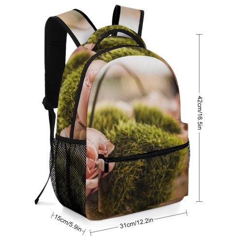 yanfind Children's Backpack  Flower Plant Rose Petal Arrangement Bouquet York Winter Wedding Art Floral Preschool Nursery Travel Bag