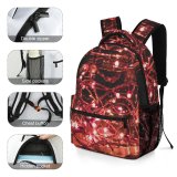 yanfind Children's Backpack Glass Colour Container Light Illuminated Lights Jar Reflection Preschool Nursery Travel Bag