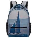 yanfind Children's Backpack Boat Transportation Ocean Sailboat Sea Watercraft System Sail Preschool Nursery Travel Bag