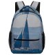 yanfind Children's Backpack Boat Transportation Ocean Sailboat Sea Watercraft System Sail Preschool Nursery Travel Bag