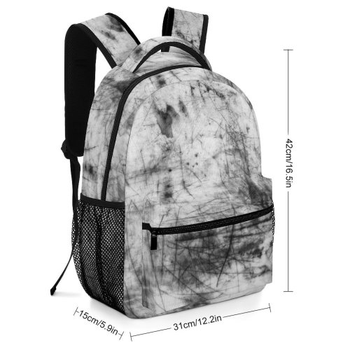 yanfind Children's Backpack Expressionism Rough Design Artistic Lines Abstract Vintage Creative Wall Retro Concrete Art Preschool Nursery Travel Bag