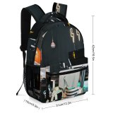 yanfind Children's Backpack Festive Gadget Elegant Detail Inspiration Amazing Shimmer Vibrant Magic Design Shiny Preschool Nursery Travel Bag