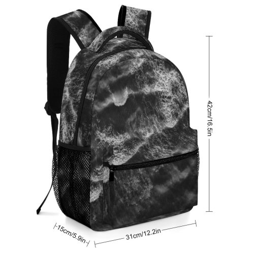 yanfind Children's Backpack Drone Aerial Dark Sea Ocean High Shot Preschool Nursery Travel Bag