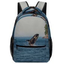 yanfind Children's Backpack Birds Whale Orca Jumping  Wallpapers Killerwal Columbia Creative Images Preschool Nursery Travel Bag