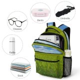 yanfind Children's Backpack Field Grassland Outdoors Countryside Paddy Plant Vegetation Sky Azure Land Creative Commons Preschool Nursery Travel Bag