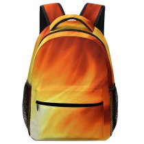 yanfind Children's Backpack Fire Flames Heat Hot Flame Light Geological Sky Atmosphere Preschool Nursery Travel Bag