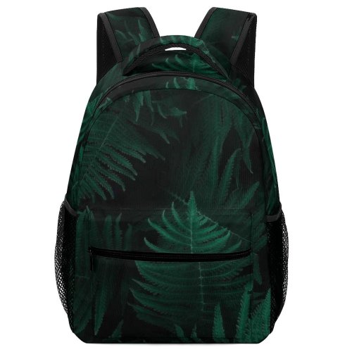 yanfind Children's Backpack Plants Foliage Frond Botany Plant Dark Leaves Growth Preschool Nursery Travel Bag