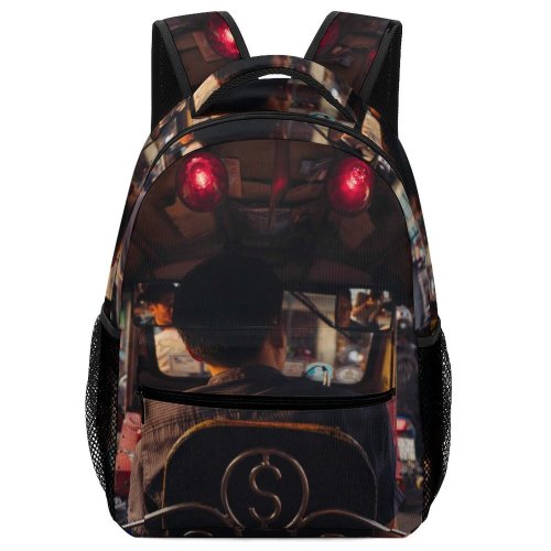 yanfind Children's Backpack Drive Street City Dark Lights Downtown Daylight Traffic Transport Traveling Driving Transportation Preschool Nursery Travel Bag