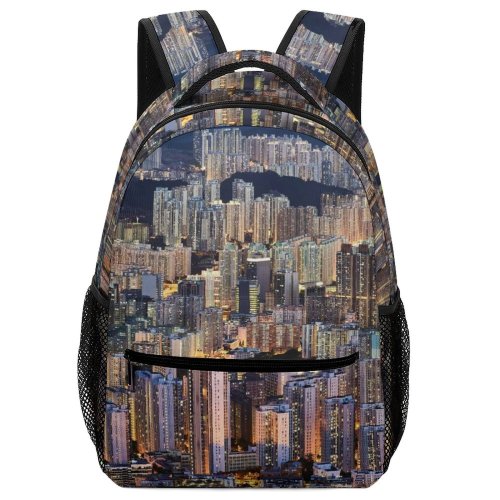 yanfind Children's Backpack City Urban Building Town HQ Downtown Buildings Leicam Leica M Landscape Elmarit Preschool Nursery Travel Bag