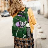 yanfind Children's Backpack Flower Plant  Butterfly Insect Invertebrate Thistle Asteraceae Bee Honey Preschool Nursery Travel Bag