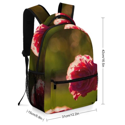 yanfind Children's Backpack  Flower Plant Rose Geranium St Anne's Park Dublin Irlanda Petal Peony Preschool Nursery Travel Bag