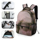 yanfind Children's Backpack Imagination  Mood Abstract Magicalrealism Spiritual Poem Mystic  Texture Preschool Nursery Travel Bag