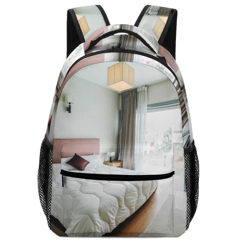 yanfind Children's Backpack Family Design Rug Lamp Curtain Home Television Window Table Room Bed Preschool Nursery Travel Bag