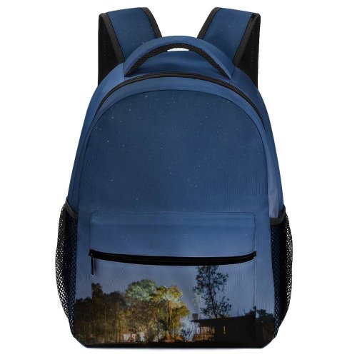 yanfind Children's Backpack Dark Exploration Lights Sunset Landscape Evening Travel Light Galaxy Astronomy Outdoors Scenic Preschool Nursery Travel Bag