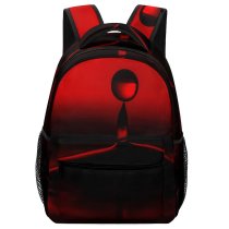 yanfind Children's Backpack Dark Smooth Drop Round Art Droplet Texture Waterdrop Preschool Nursery Travel Bag