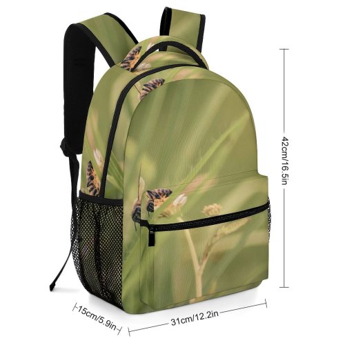 yanfind Children's Backpack Bee Honey Insect Invertebrate Arachnid Argiope  Garden Plants Nikond D Preschool Nursery Travel Bag