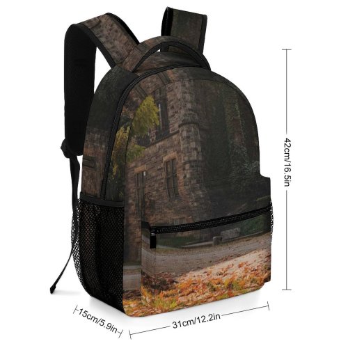 yanfind Children's Backpack Old Building Sunlight Plant St. College Castle Pictures University King's Tree Preschool Nursery Travel Bag