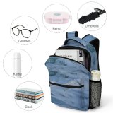 yanfind Children's Backpack Lakes Frozen  Lake  Snow Minnesota Free Fishing Great Winter Preschool Nursery Travel Bag