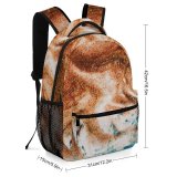 yanfind Children's Backpack Expressionism Dynamic Sand Design Shiny Artsy Artistic Simple Creativity Dye Preschool Nursery Travel Bag