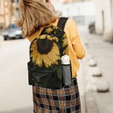 yanfind Children's Backpack Flora Beautiful Vase Flowers Sunflowers Leaves Hands Flower Preschool Nursery Travel Bag
